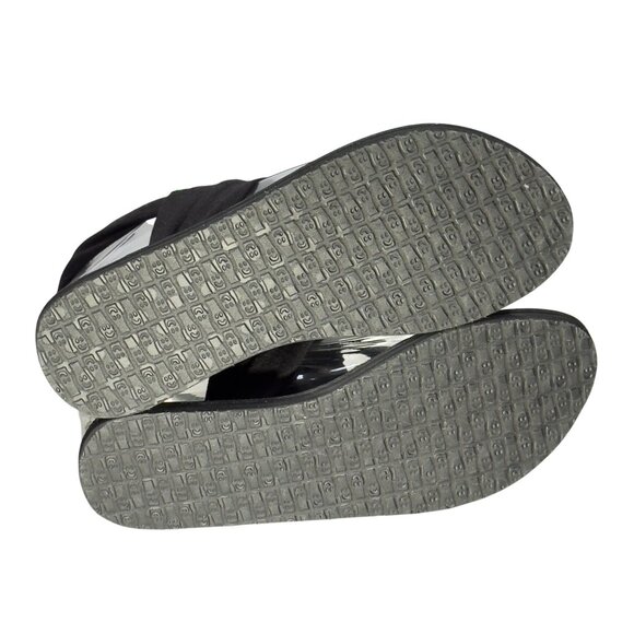 SANUK Womens Black Yoga Sling 2 Sandals Flip Flops Stretchy Fabric Straps Size 6 - Picture 6 of 13